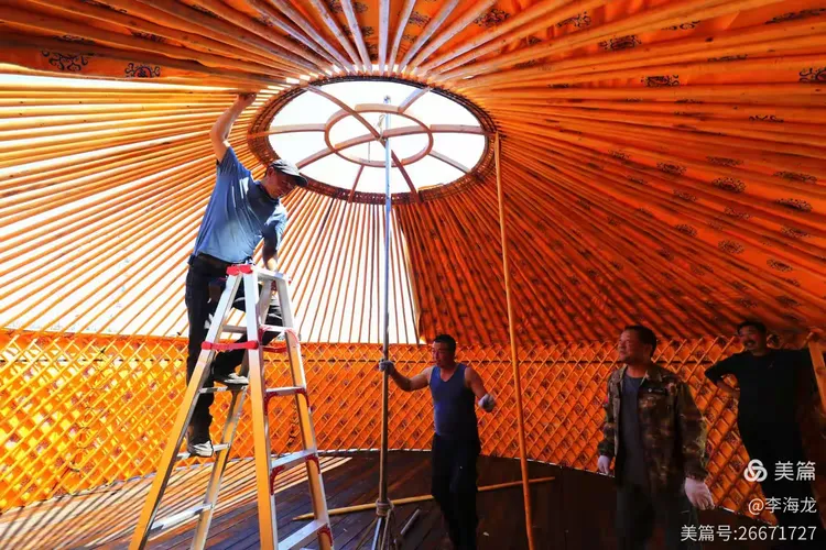 摄影笔记——搭建蒙古包